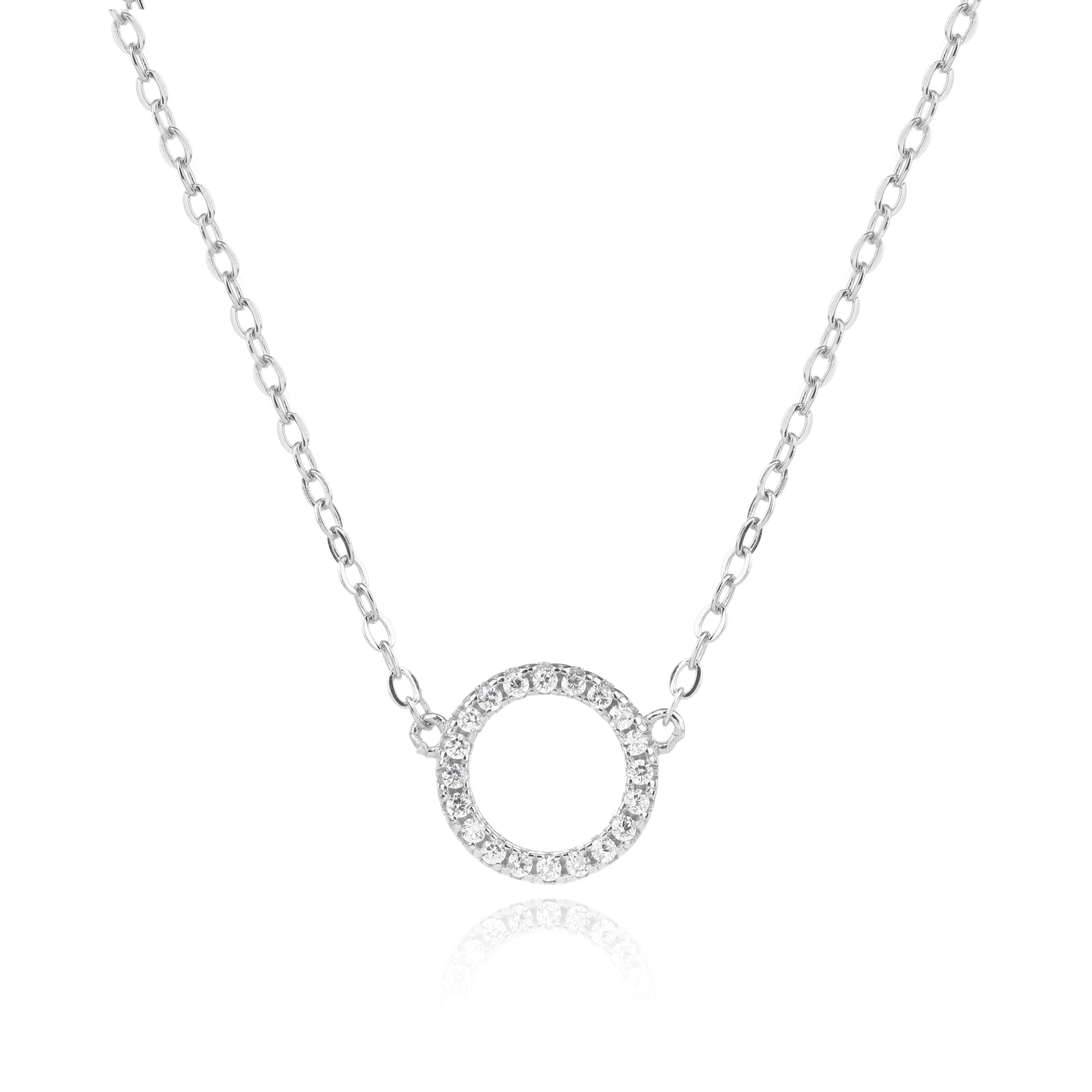 שרשרת מעגל החיים משובצת זרקונים