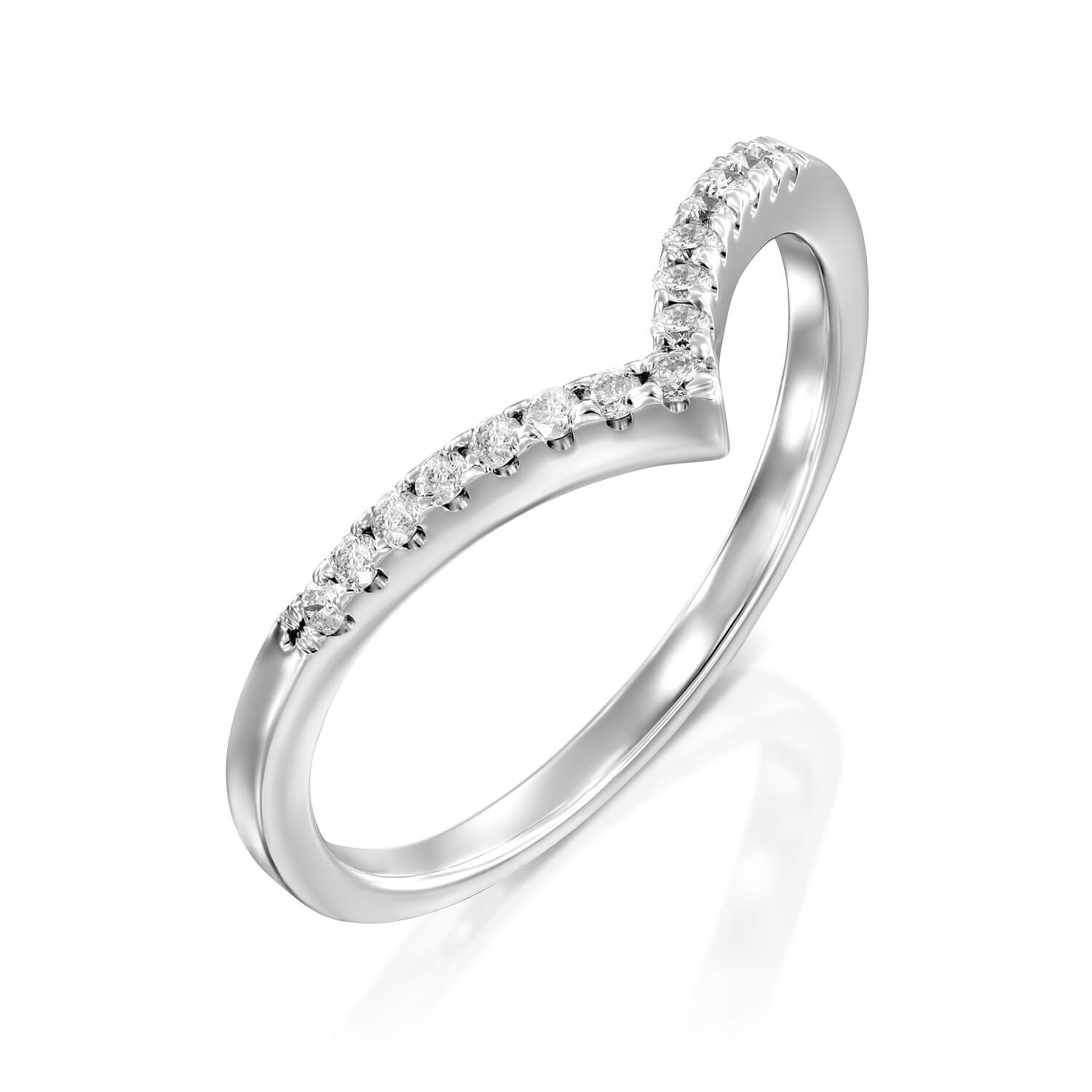 טבעת כסף 925 דגם ויקטורי משובצת זרקונים