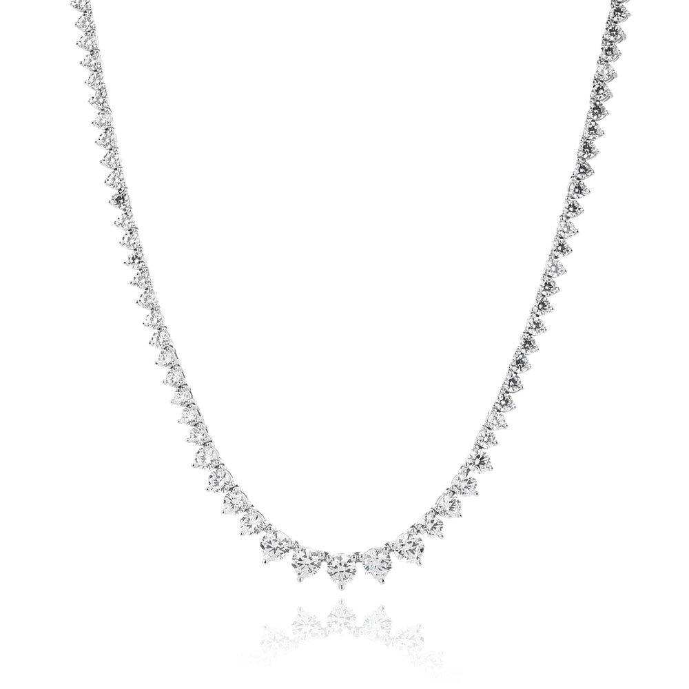 שרשרת צ׳וקר טניס יוקרתית משובצת אבני זרקון